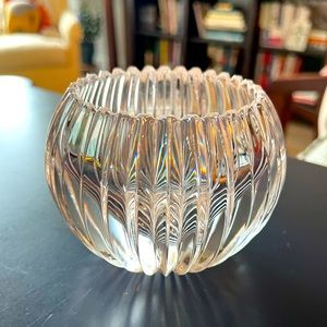 Vertical Ridged Tiffany Candle Holder (Retired)